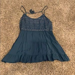 Blue sequin Aeropostale tank top